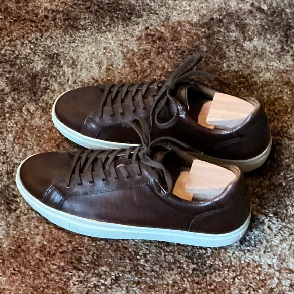 Aldo Men’s Vegan Leather Shoes, Classicspec Brown - Picture 3 of 3